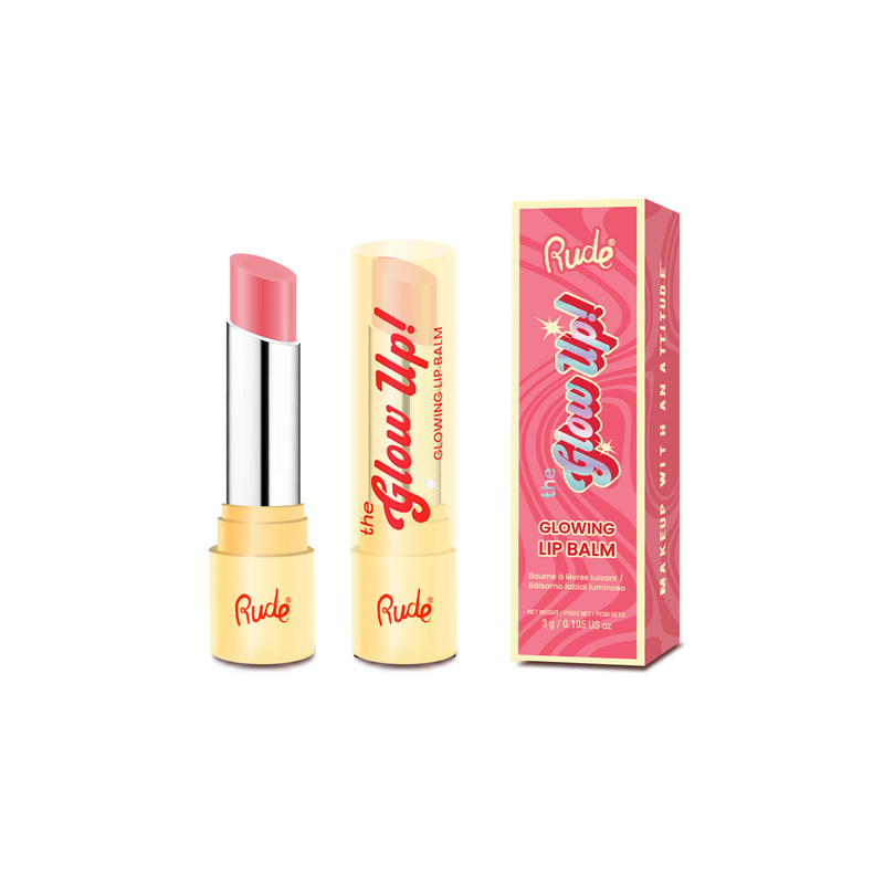 Rude Cosmetics The Glow Up! Glowing Lip Balm Lustre Bloom, hydraterende lipbalm