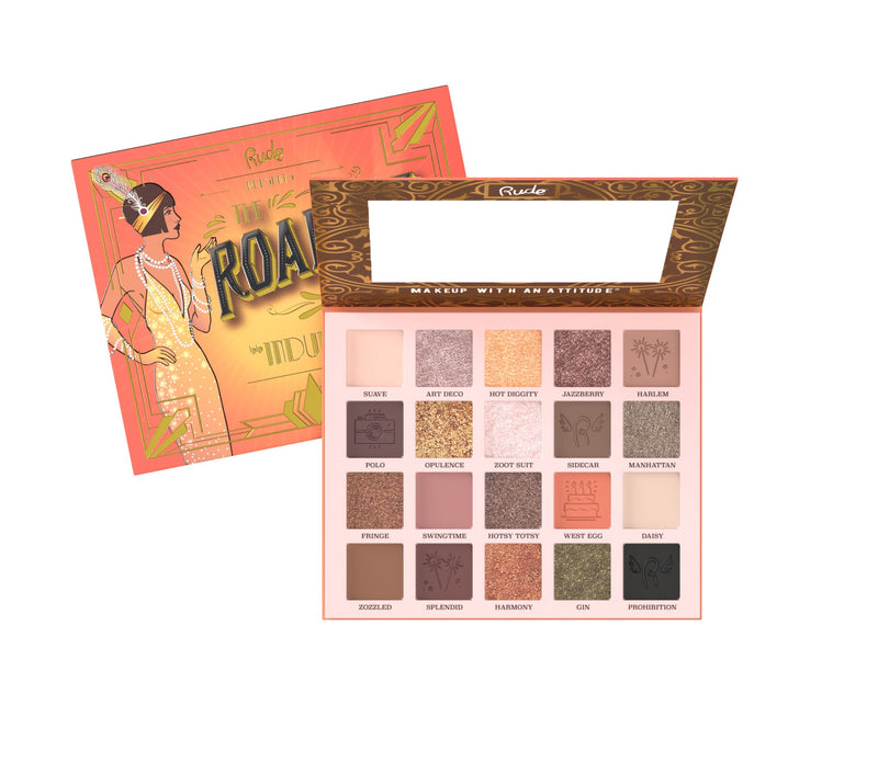 Rude Cosmetics The Roaring 20's Eyeshadow Palette Indulgence, oogschaduwpalette met 9 tinten