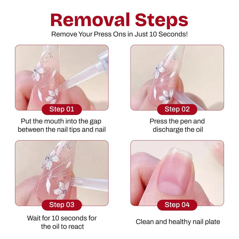 Secret Nails Click & Remove Pen Nail Glue Remover Oil Based, nagellijm remover pen, foto 9 van 9