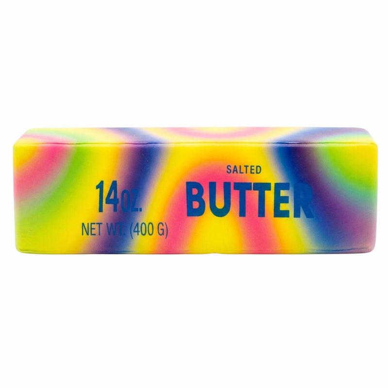 Butter Squishy Rainbow XL van Boozyshop, zacht boterblok om in te knijpen