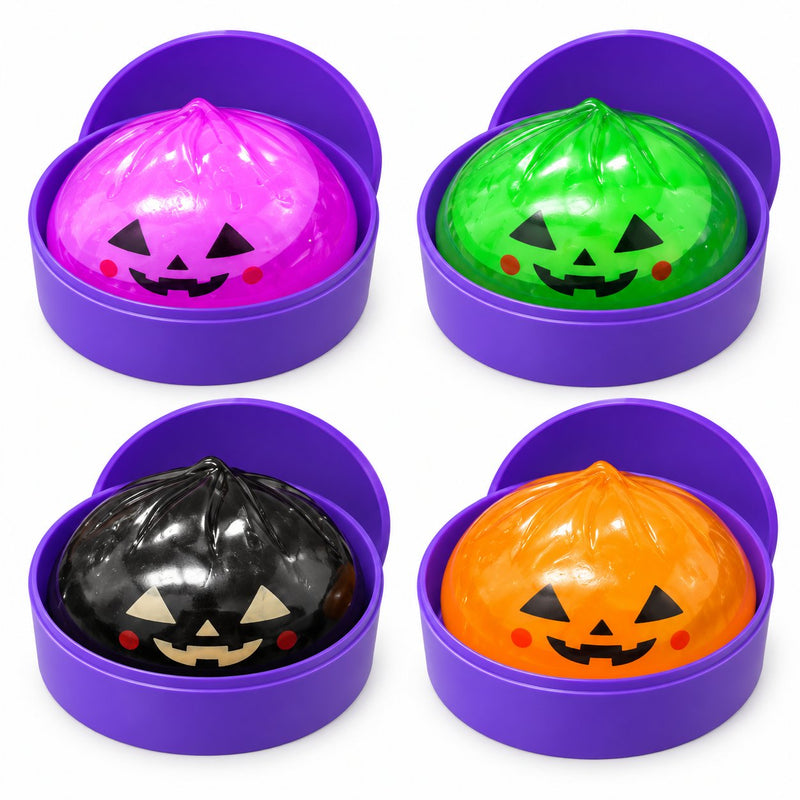 Squishy Mystery Halloween Dumpling Squishy with Figure Inside, verrassing met figuurtje