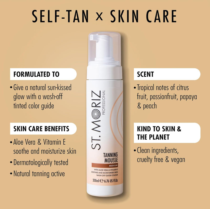 St. Moriz Professional Tanning Mousse Medium