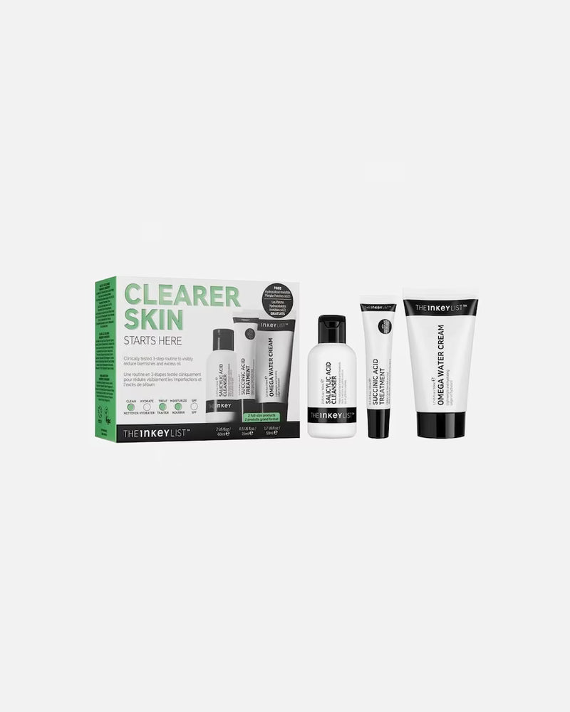 The Inkey List Clearer Skin Starts Here