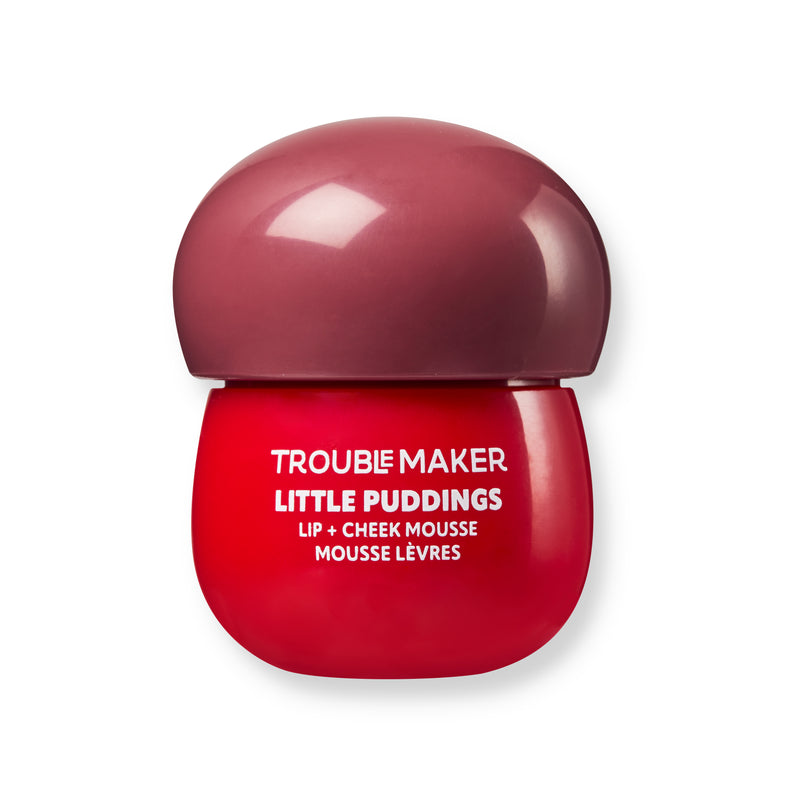 Trouble Maker Little Pudding Blurring Lip & Cheek Mousse Lolli Deep Mauve