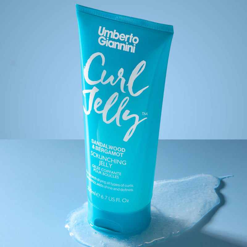 Umberto Giannini Curl Jelly Sandalwood & Bergamot Scrunching Jelly, kruldefinerende gel, foto 2 van 8