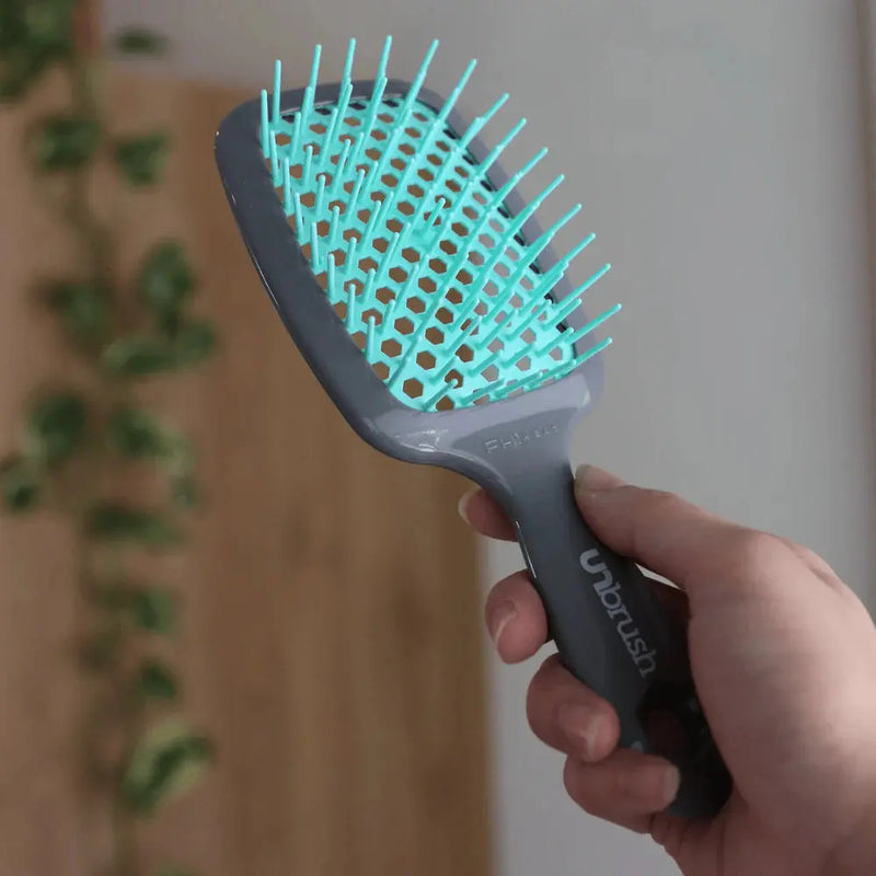 UNbrush Detangling Hair Brush Aurora Teal
