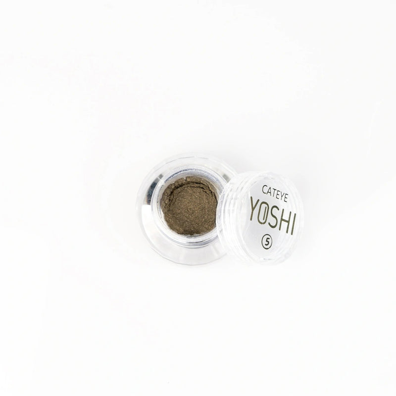 Yoshi Cat Eye Dust 5, nail art powder voor magnetische en holografische effecten, foto 7 van 7