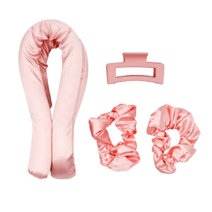 Satin Heatless Curls