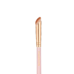 Soft Pink & Gold Rounded Angled Brow & Liner Brush