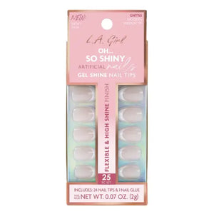 Oh So Shiny Nail Tips Modern French