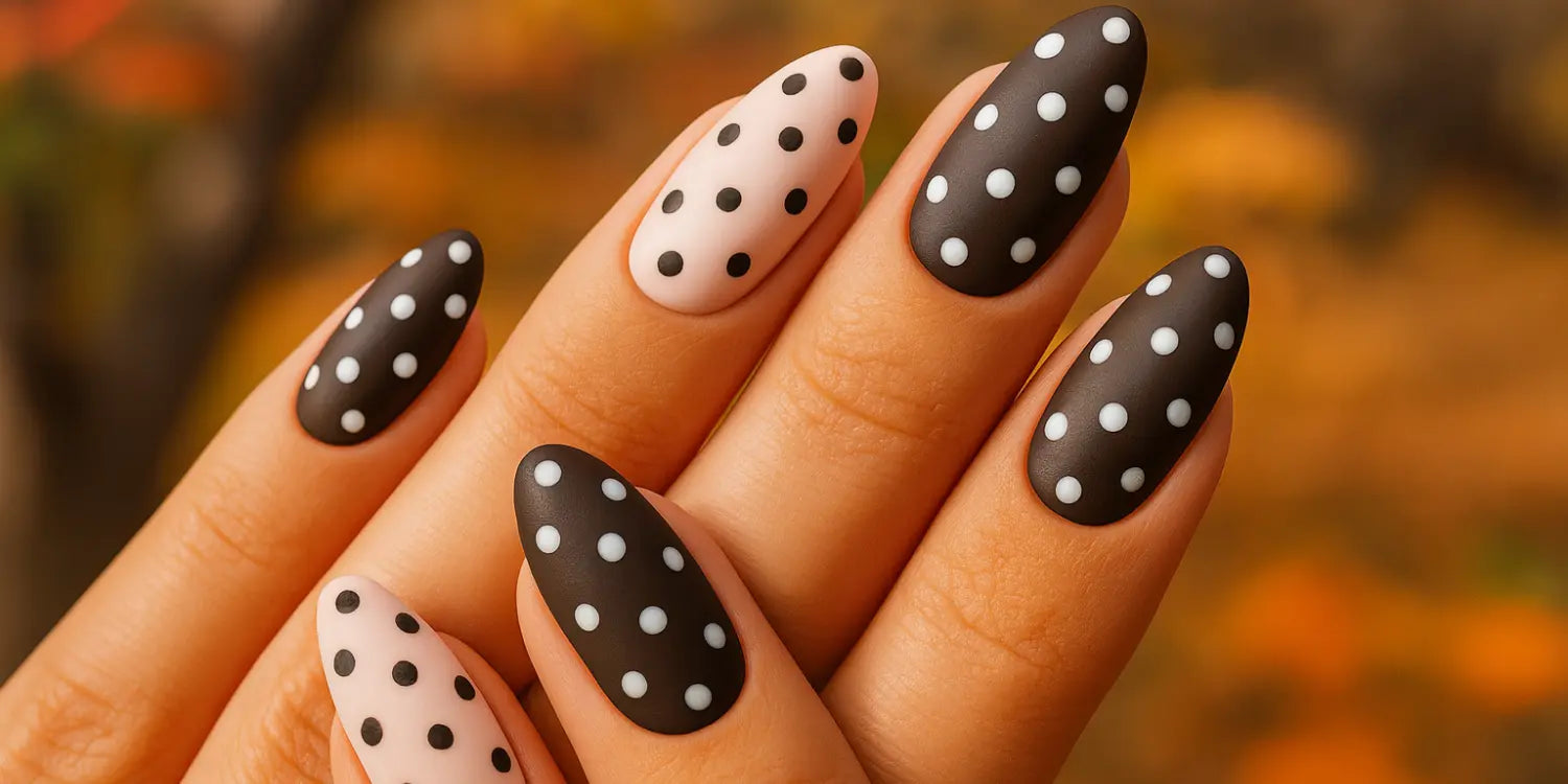 Polka-Dot-Nails-Fashionable-Chic Boozyshop