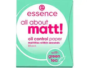 Blotting papers: Essence All About Matt! Oil Control Paper