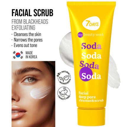 7days Beauty Facial Deep Pore Cleanse & Scrub Soda