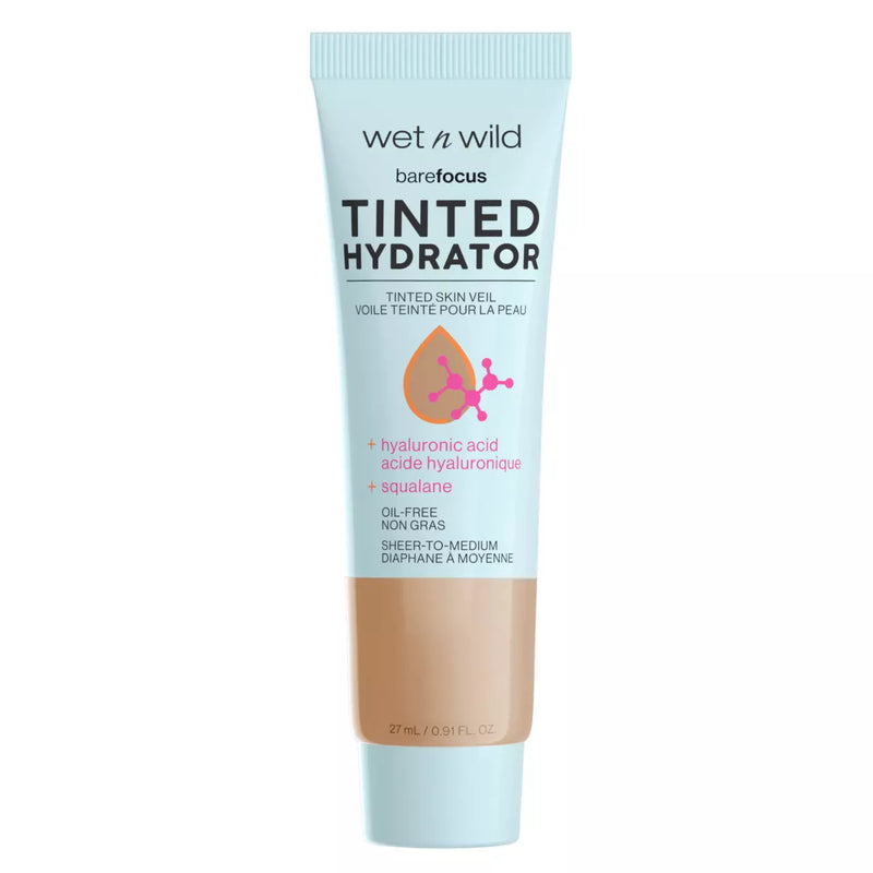 Wet n Wild Bare Focus Tinted Skin Perfector Medium Tan, olievrije en hydraterende foundation