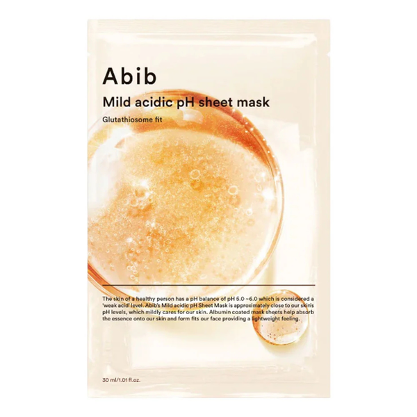 Abib Mild Acid PH Sheet Mask Glutathiosome Fit