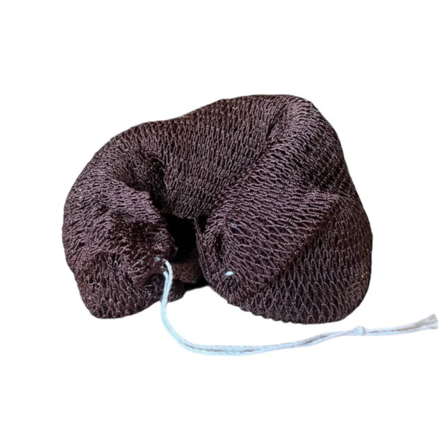 African Fabs African Net Sponge Sapo Hickory Brown