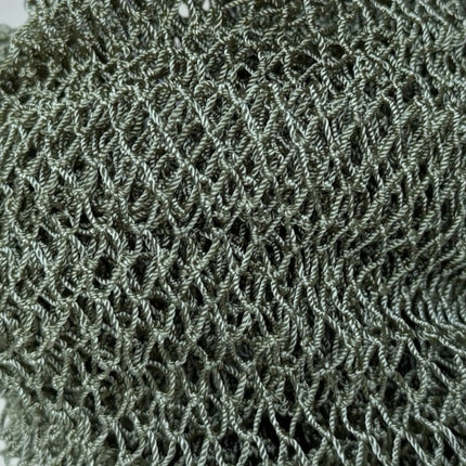 African Fabs African Net Sponge Sapo Olive Green