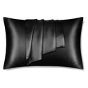 African Fabs Silky Satin Pillowcase Black