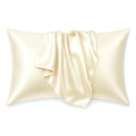 African Fabs Silky Satin Pillowcase Ivory