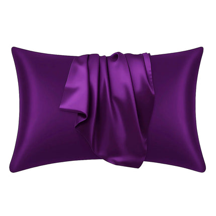 African Fabs Silky Satin Pillowcase Purple