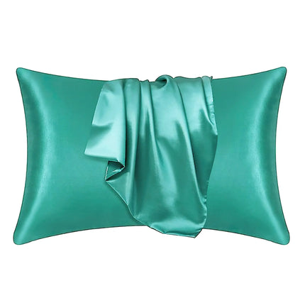 African Fabs Silky Satin Pillowcase Soft Green