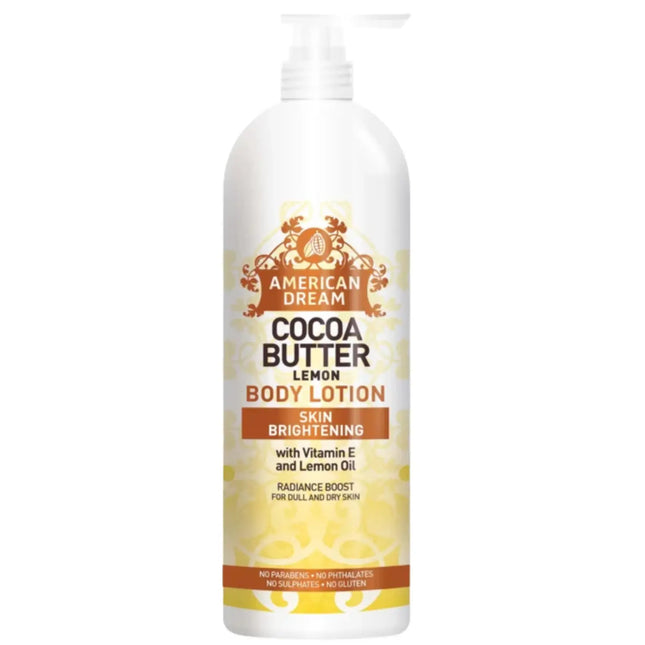 American Dream Cocoa Butter Body Lotion Lemon