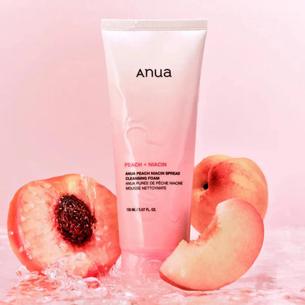 Anua Peach Niacin Spread Cleansing Foam