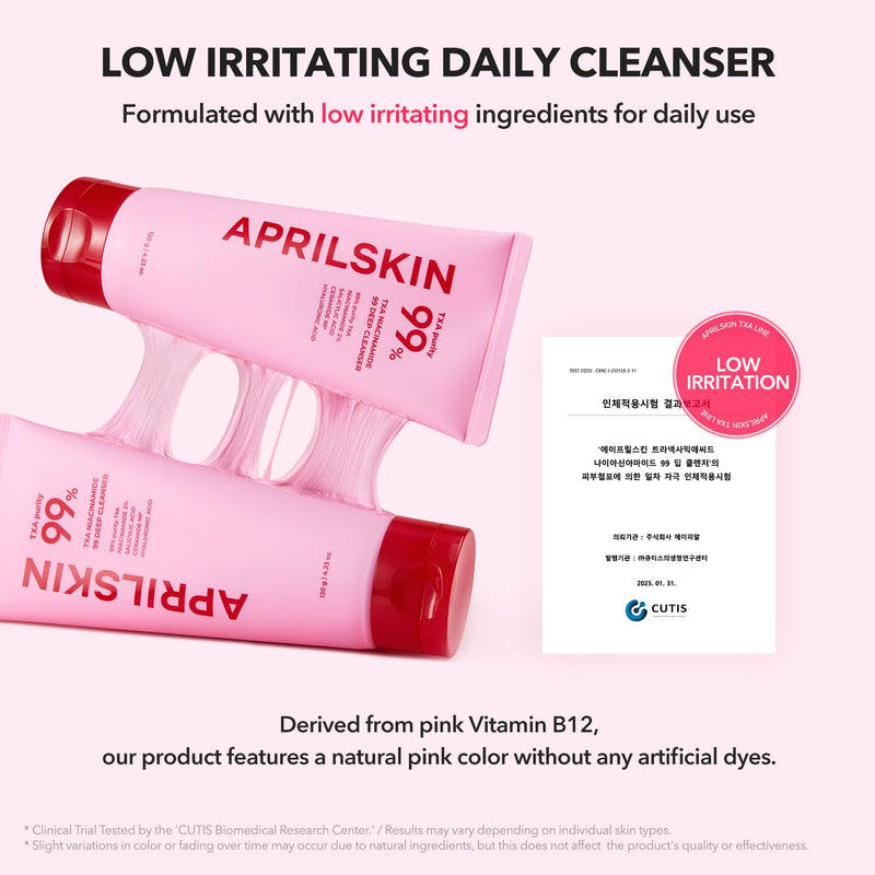 APRILSKIN TXA Niacinamide Toning Shot 99 Deep Cleanser