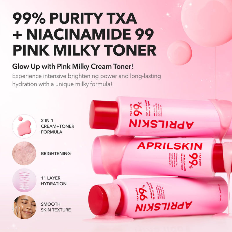 APRILSKIN TXA Niacinamide Toning Shot 99 Milky Toner
