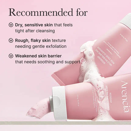 Arencia Rosehip Mild Ph Balancing Rice Cake Cleanser