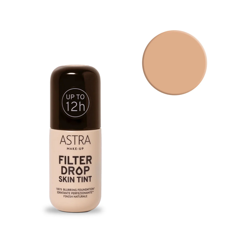 Astra Make Up Filterdrop Skin Tint Light Medium, hydraterende foundation met stralende finish