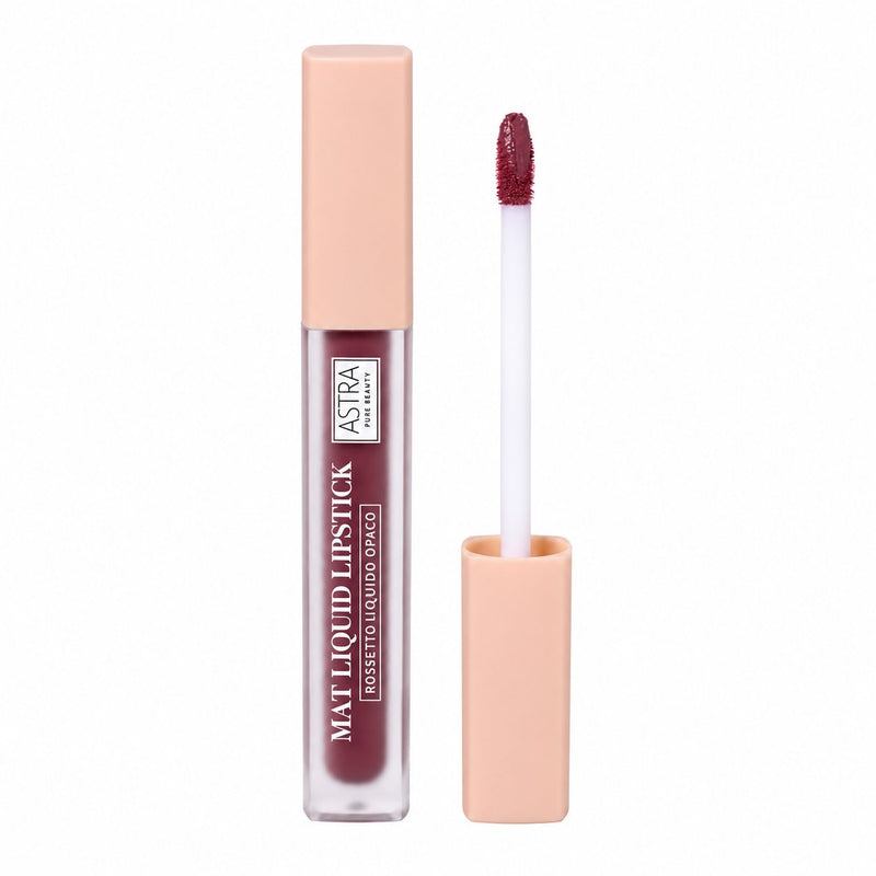 Astra Make Up Pure Beauty Mat Liquid Lipstick Merlot, vloeibare lipstick met matte finish