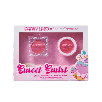Beauty Creations Cream & Powder Blush Set Sweet Swirl