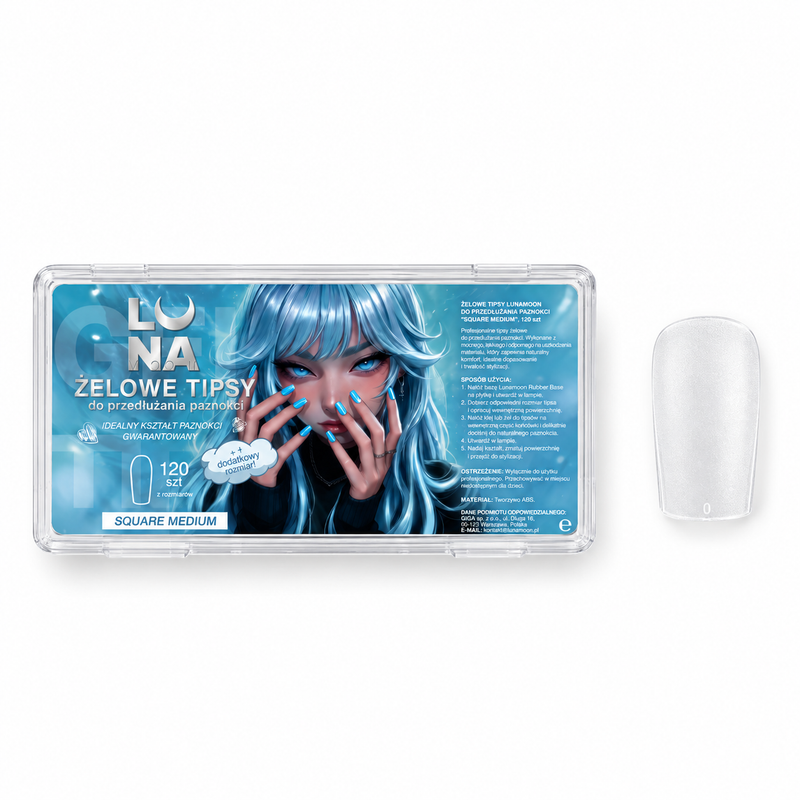 Gel Tips Square Medium