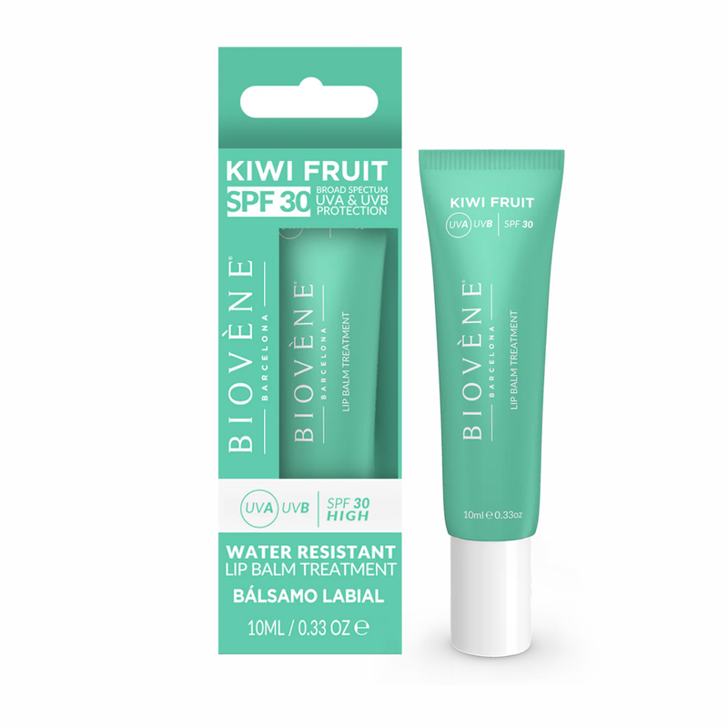 Biovene Kiwi SPF30 Lip Balm Moisturizing Sun Treatment High Protection