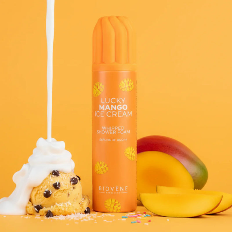 Biovene Lucky Mango Ice Cream Whipped Shower Foam