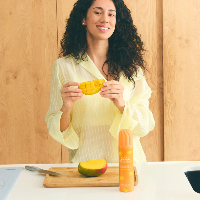 Biovene Lucky Mango Ice Cream Whipped Shower Foam
