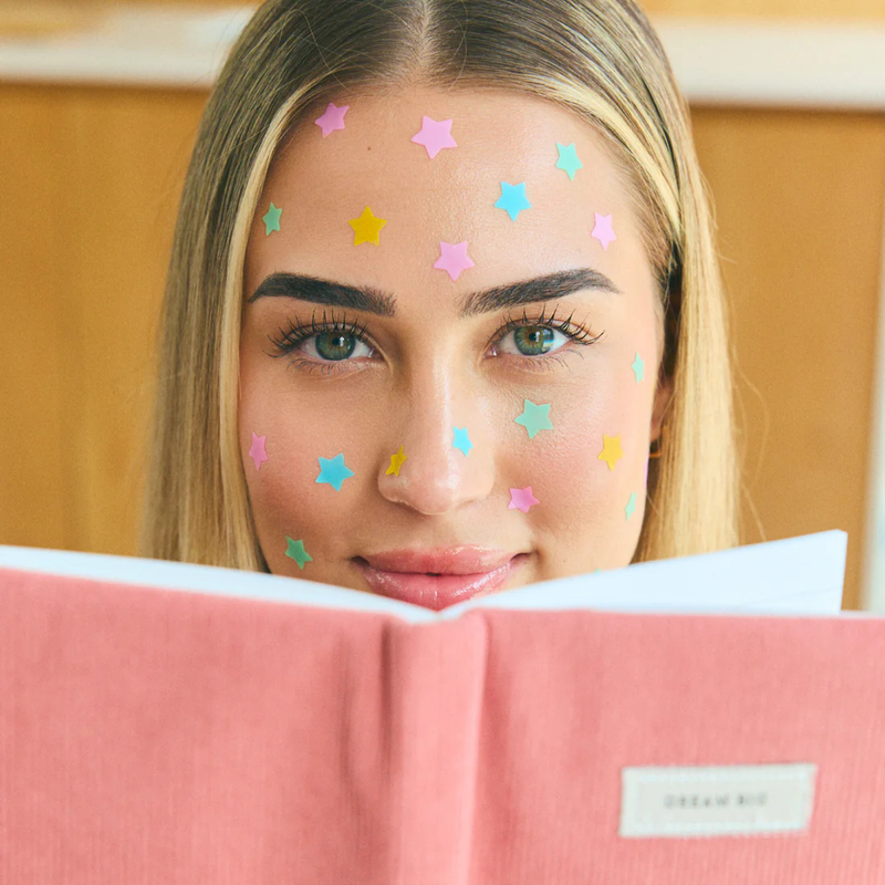 Biovene Pimple Star Patches & Mirror Case Green