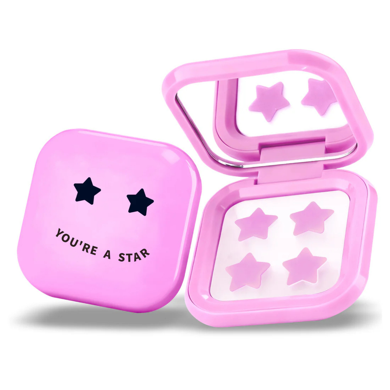 Biovene Pimple Star Patches & Mirror Case Pink
