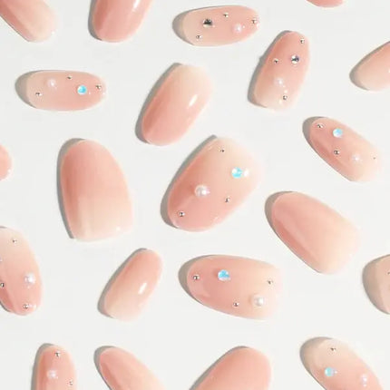 Bonmuz Press-On Nails Bare Dot