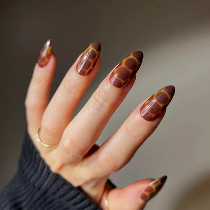 Bonmuz Press-On Nails Cocoa Nouveau