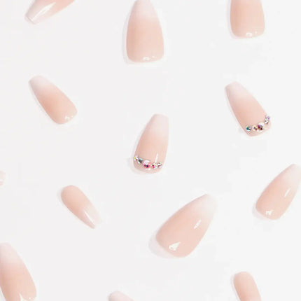 Bonmuz Press-On Nails Strawberry Mousse