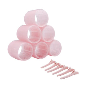 Hair Rollers & Clips 6 pc