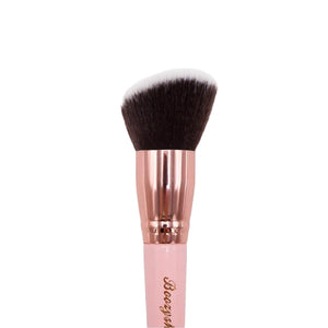 Pink & Rose Gold Angled Blending Brush