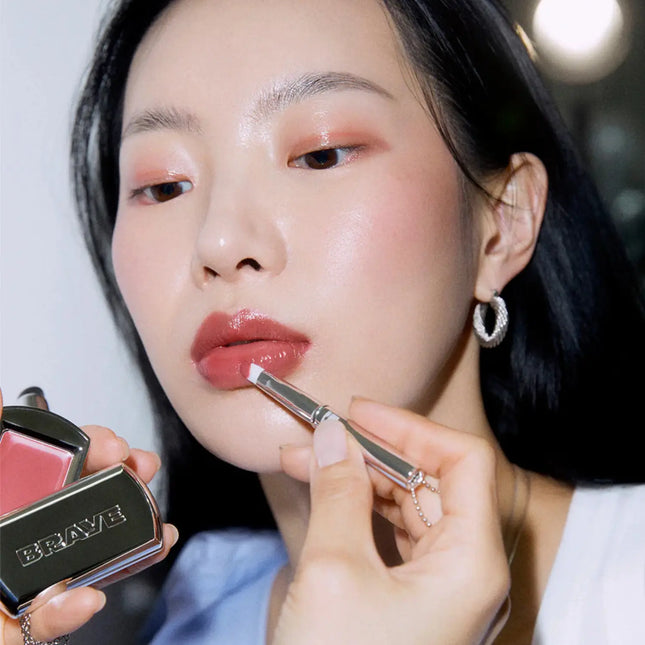 Braye Pocket Lip Brush Silver