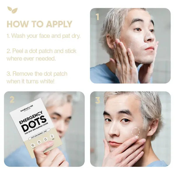 BreakoutAid Emergency Dots For Spots Niacinamide and Zinc