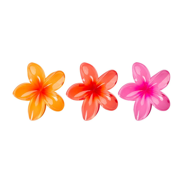 Brushworks Bright Flower Claw Clips 3 Pack