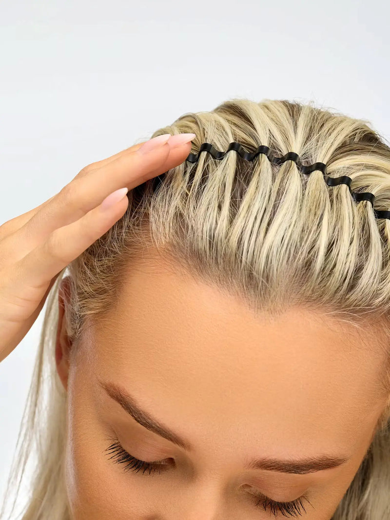Brushworks Flexi Zig Zag Headbands Set