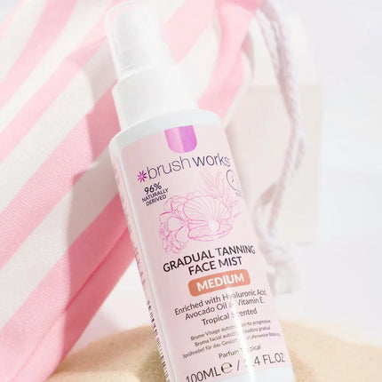 Brushworks Gradual Tanning Face Mist Medium