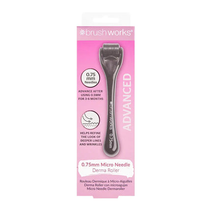 Brushworks Micro Needle Derma Roller 0.75 mm